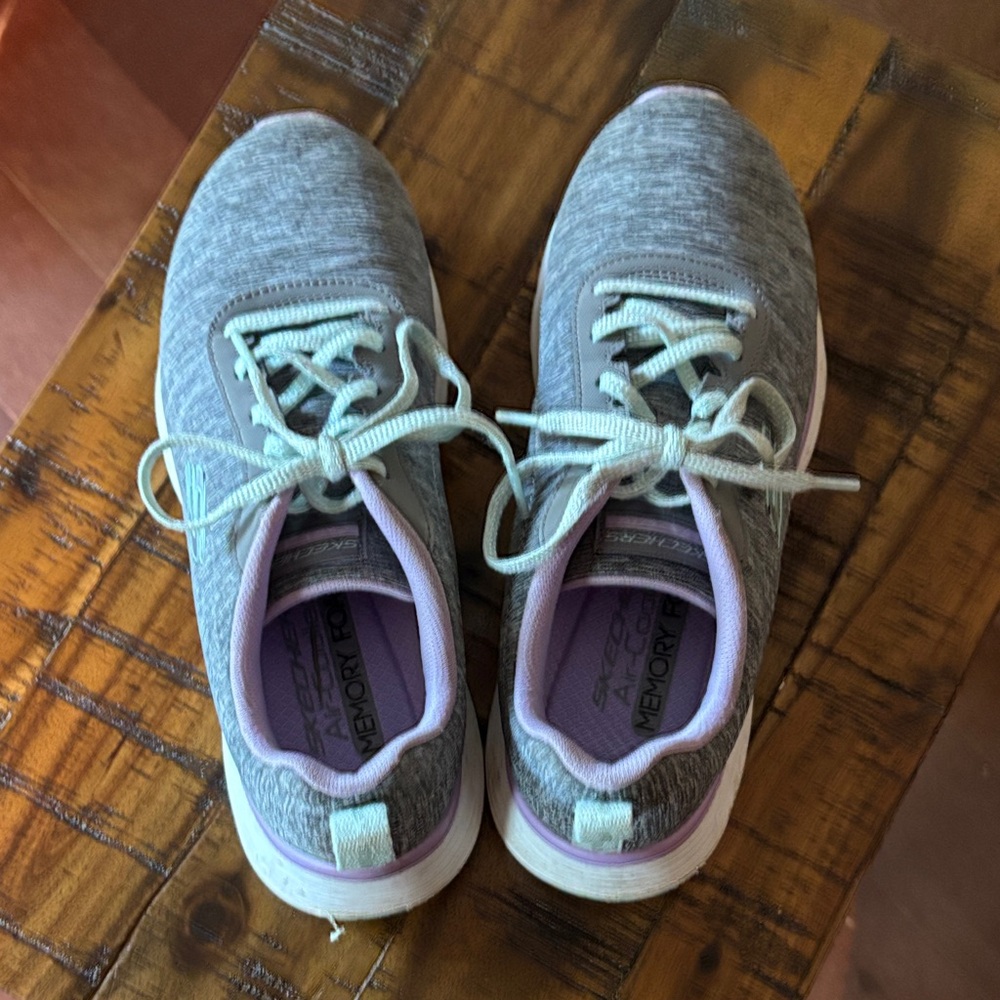 Skechers, Heather Gray Shoes, Size 7 women’s